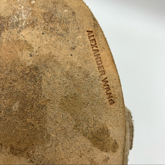 Alexander Wang Stella Sandal in Tan Suede Size 41 - Picture 10 of 13